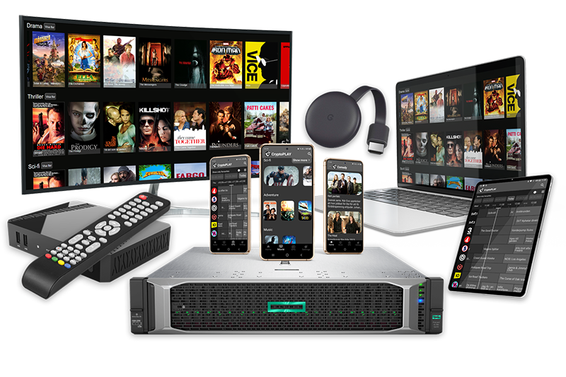 CryptoGuard end-to-end IPTV OTT Solution